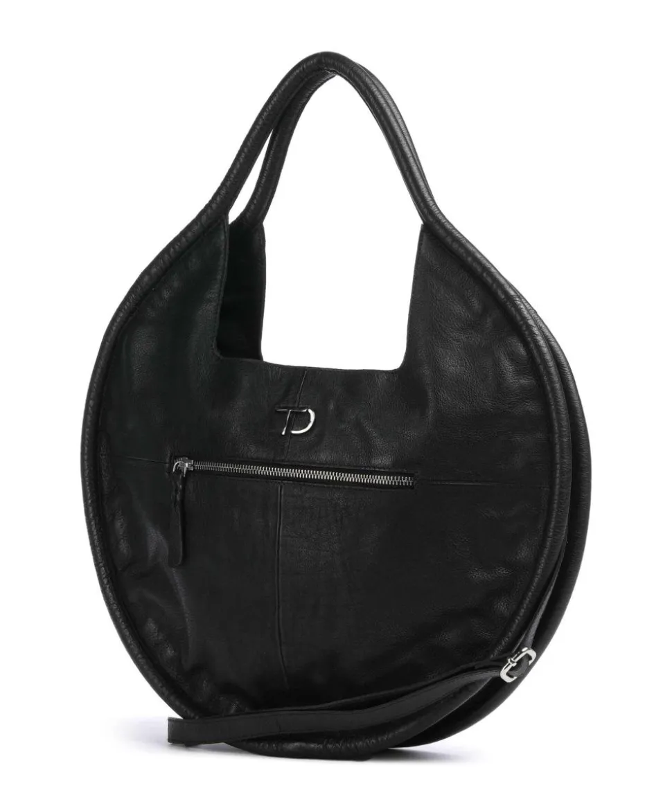 Salvatorianerplatz 5 Shopper genarbtes Rindsleder schwarz