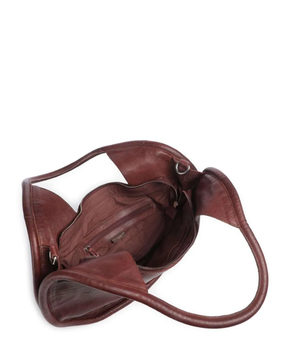 Salvatorianerplatz 5 Shopper genarbtes Rindsleder dunkelbraun