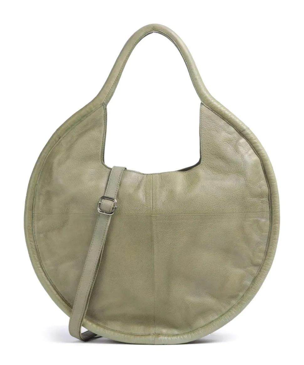 Salvatorianerplatz 5 Shopper genarbtes Rindsleder grün