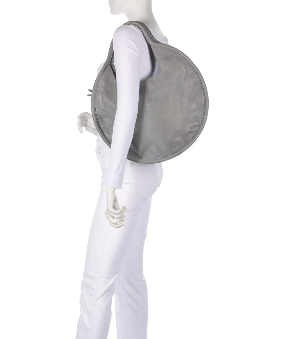 Salvatorianerplatz 5 Shopper genarbtes Rindsleder grau