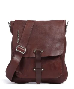 Salvatorianerplatz 2 Umhängetasche genarbtes Rindsleder dunkelbraun