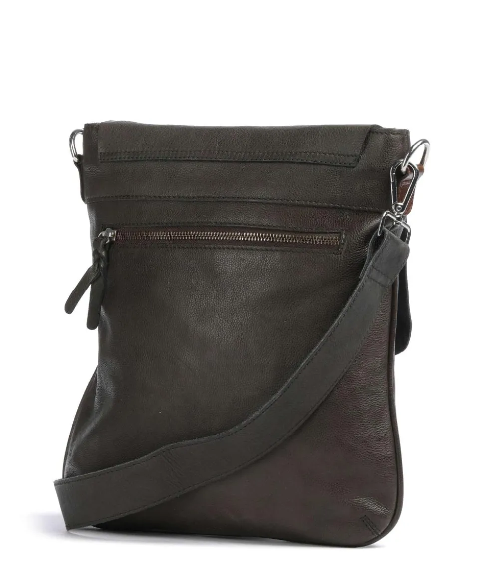 Salvatorianerplatz 2 Umhängetasche genarbtes Rindsleder dunkelgrün