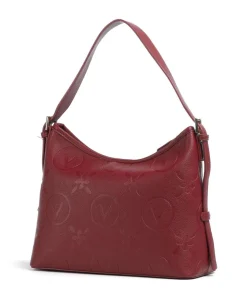 Samba Re Beuteltasche Lederimitat dunkelrot