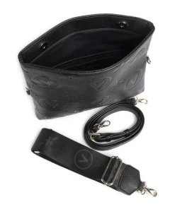 Samba Re Umhängetasche Lederimitat schwarz