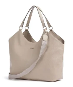Samiana L Beuteltasche Lederimitat beige