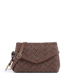 Samos Umhängetasche fein genarbtes Rindsleder braun