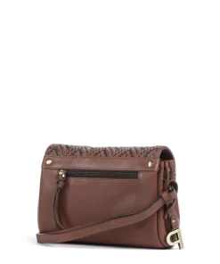 Samos Umhängetasche fein genarbtes Rindsleder braun