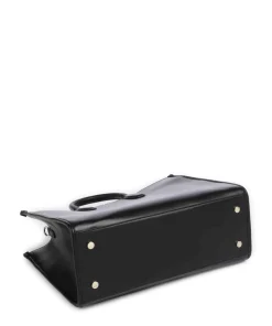 Sandy Handtasche Lederimitat schwarz