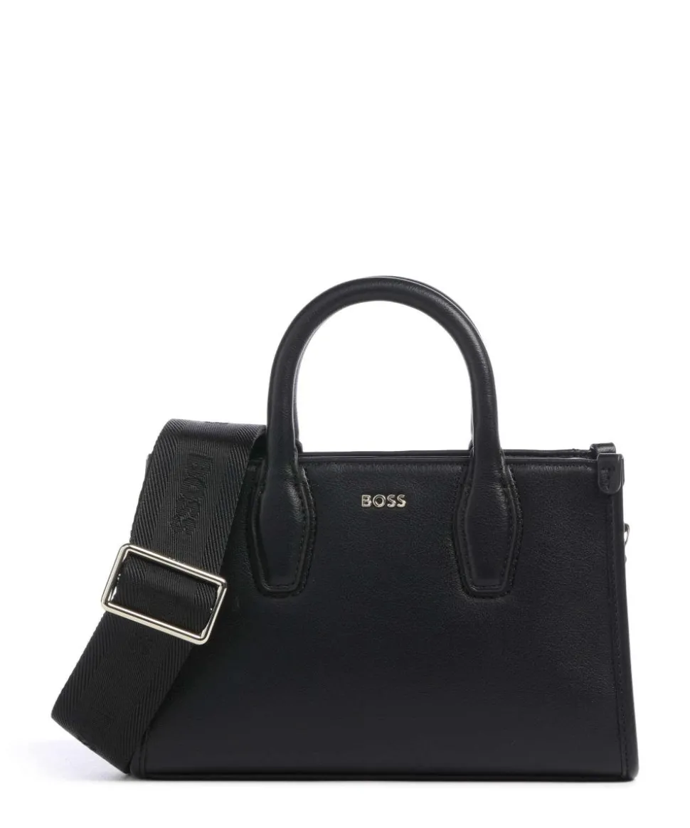 Sandy Handtasche Lederimitat schwarz