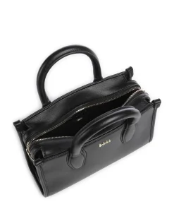 Sandy Handtasche Lederimitat schwarz