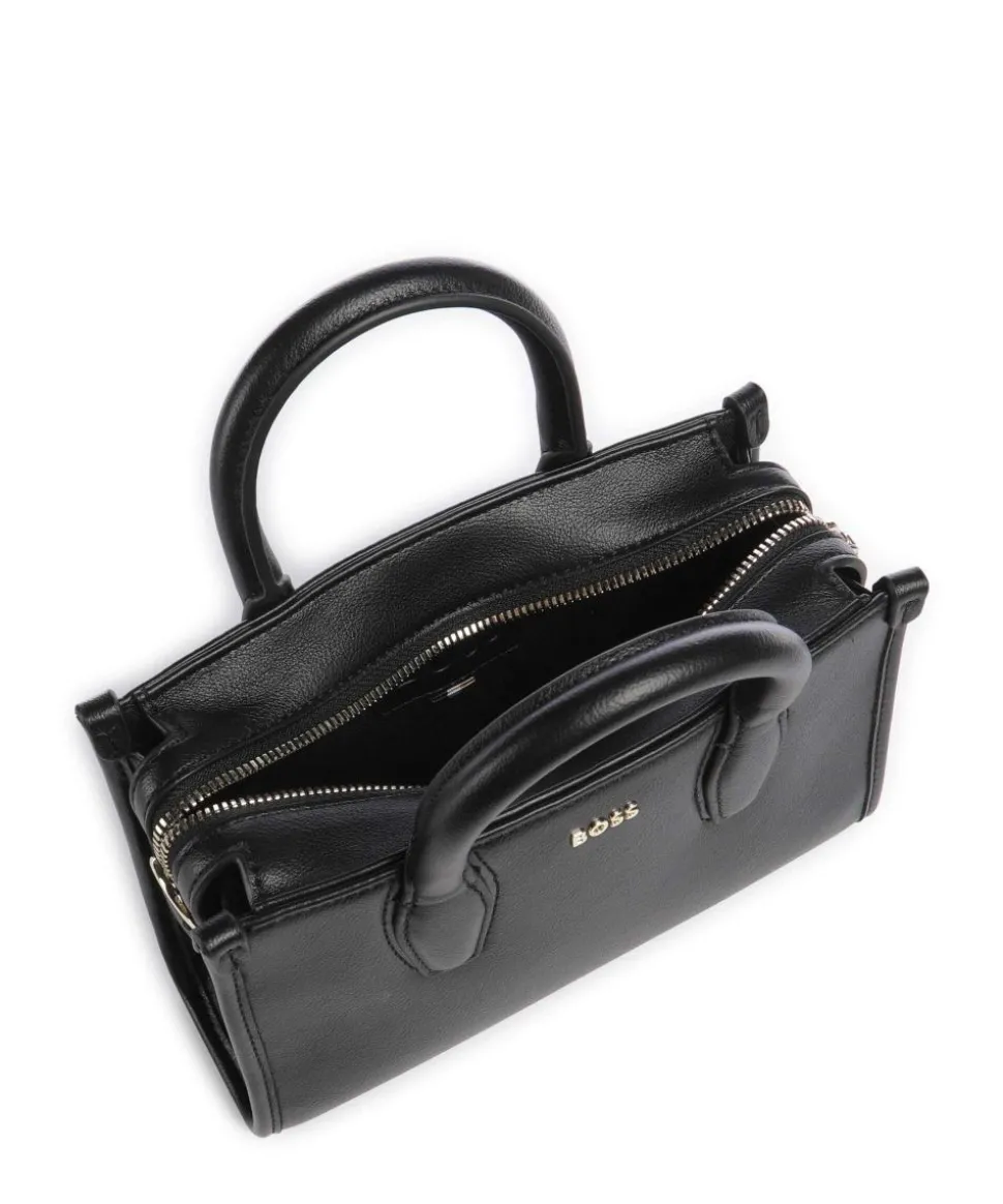 Sandy Handtasche Lederimitat schwarz