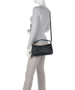 Sanya S Handtasche Lederimitat schwarz