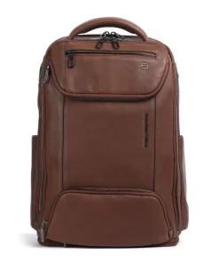 S134BM Rucksack 15″ genarbtes Rindsleder braun