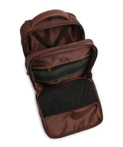 S134BM Rucksack 15″ genarbtes Rindsleder braun