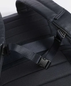 S134BM Rucksack 15″ genarbtes Rindsleder dunkelblau