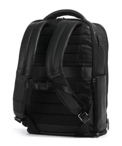 S134BM Rucksack 15″ genarbtes Rindsleder schwarz