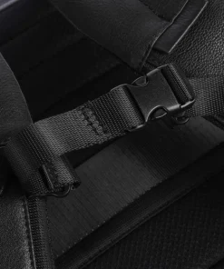 S134BM Rucksack 15″ genarbtes Rindsleder schwarz