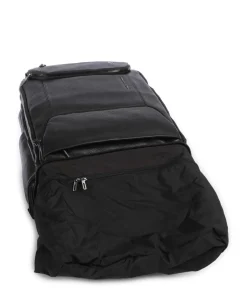 S134BM Rucksack 15″ genarbtes Rindsleder schwarz