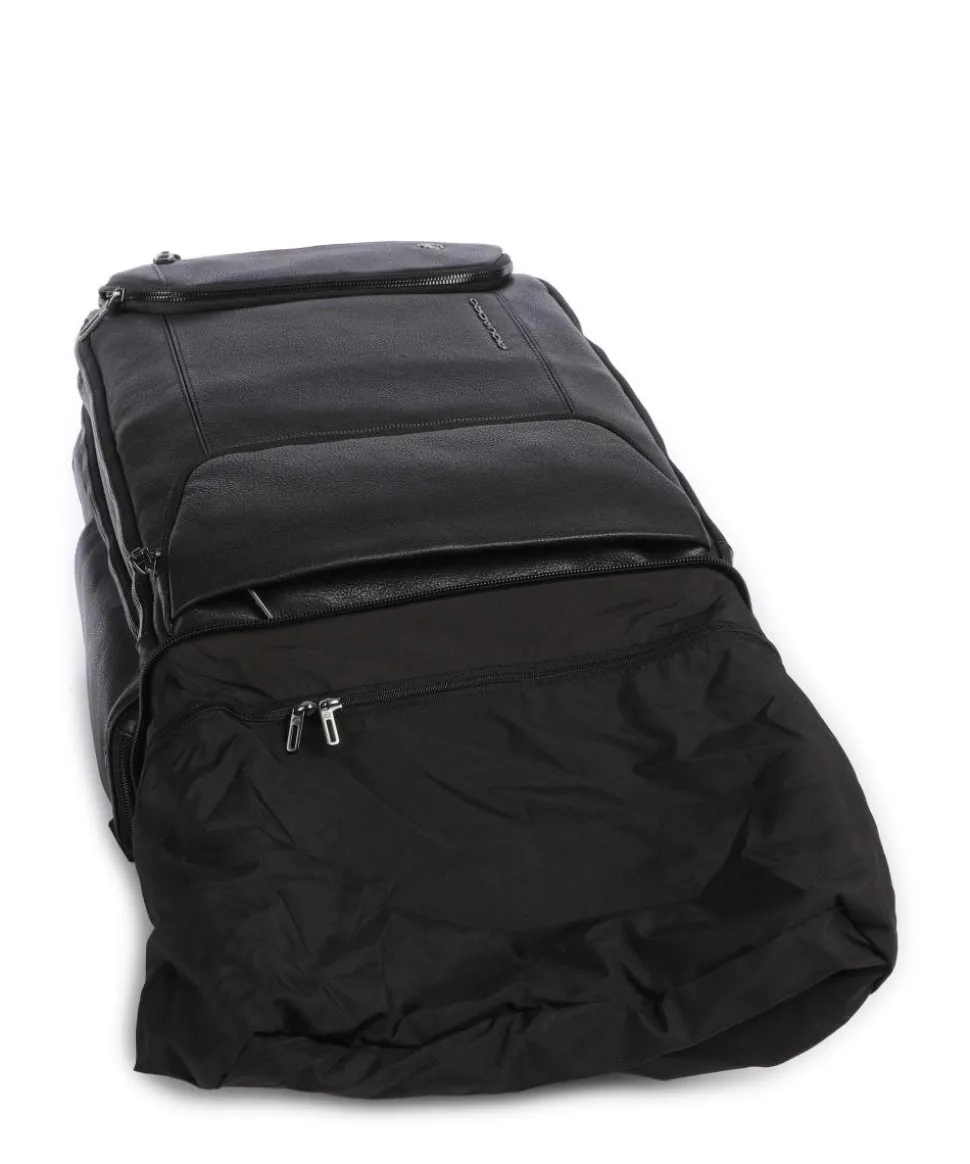 S134BM Rucksack 15″ genarbtes Rindsleder schwarz