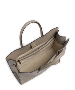 Scarlett Medium Handtasche genarbtes Rindsleder taupe