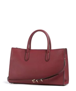 Scarlett Medium Handtasche genarbtes Rindsleder wein