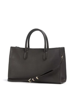 Scarlett Medium Handtasche genarbtes Rindsleder dunkelbraun