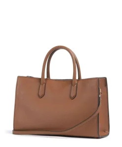 Scarlett Medium Handtasche genarbtes Rindsleder braun