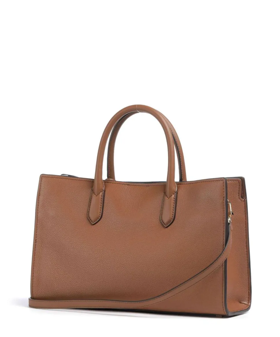 Scarlett Medium Handtasche genarbtes Rindsleder braun