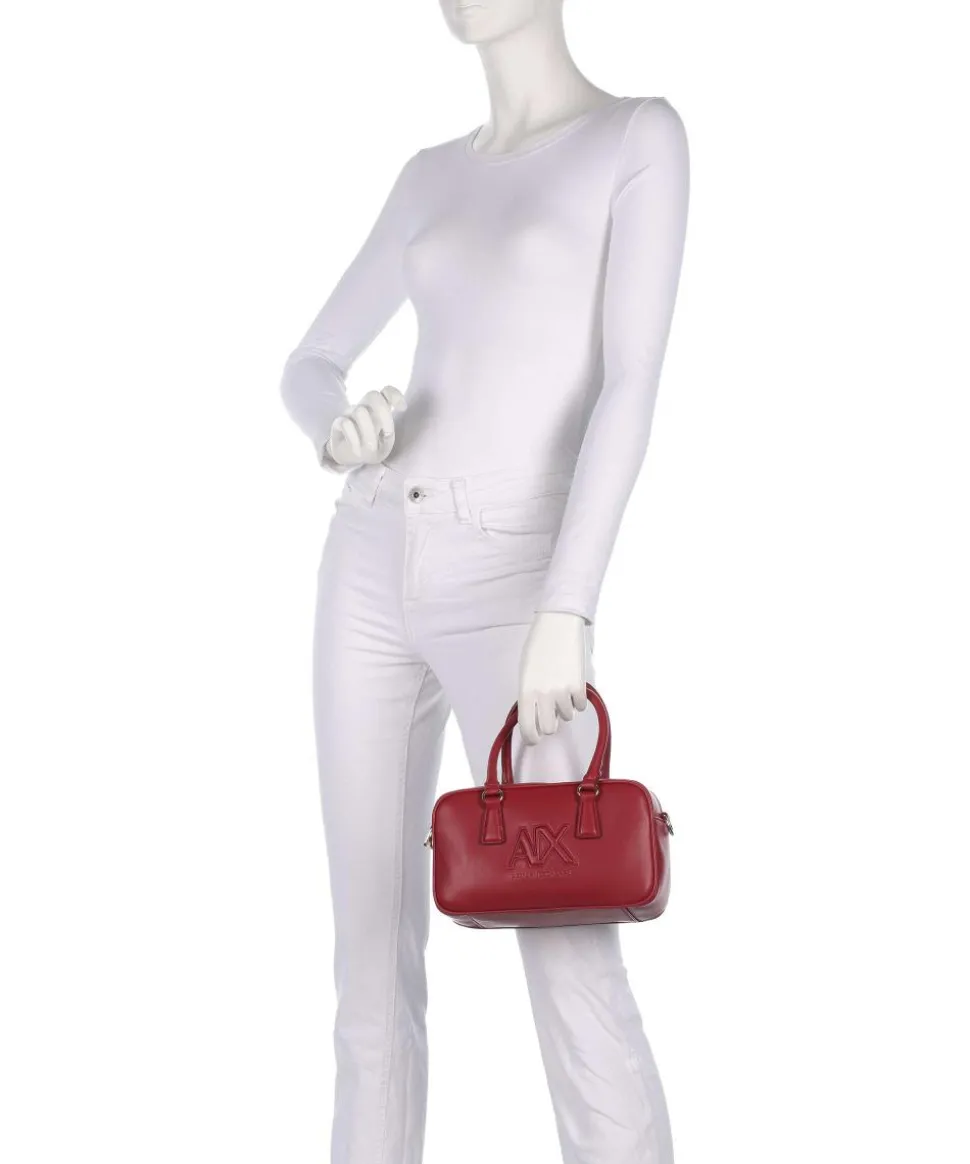 Scarlett S Handtasche Lederimitat dunkelrot