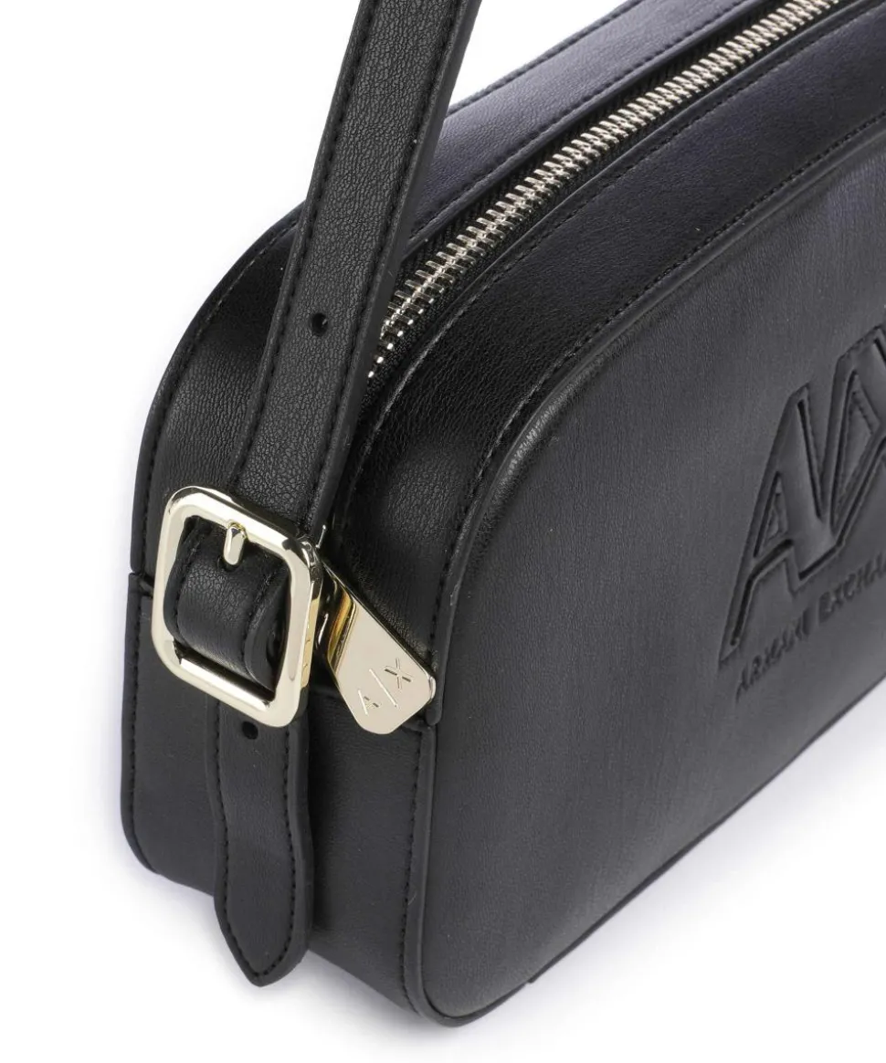 Scarlett Schultertasche Lederimitat schwarz