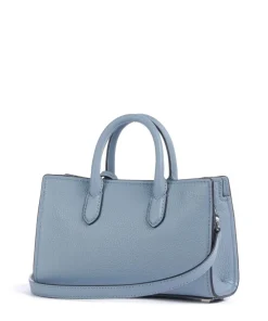 Scarlett XS Umhängetasche genarbtes Rindsleder blaugrau