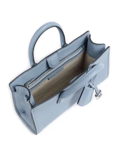 Scarlett XS Umhängetasche genarbtes Rindsleder blaugrau