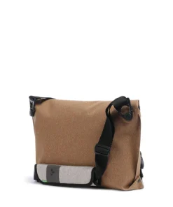 Schmalegg Kuriertasche 13″ Polyamide, recyceltes Polyester cognac