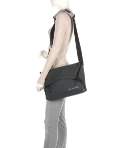 Schmalegg Kuriertasche 13″ Polyamide, recyceltes Polyester cognac