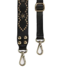 Schulterriemen fein genarbtes Rindsleder schwarz