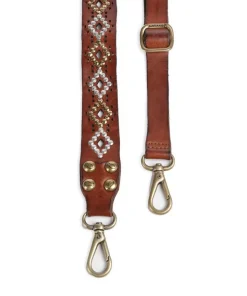 Schulterriemen fein genarbtes Rindsleder cognac