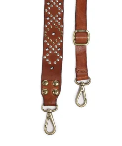 Schulterriemen fein genarbtes Rindsleder cognac