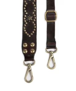 Schulterriemen fein genarbtes Rindsleder dunkelbraun