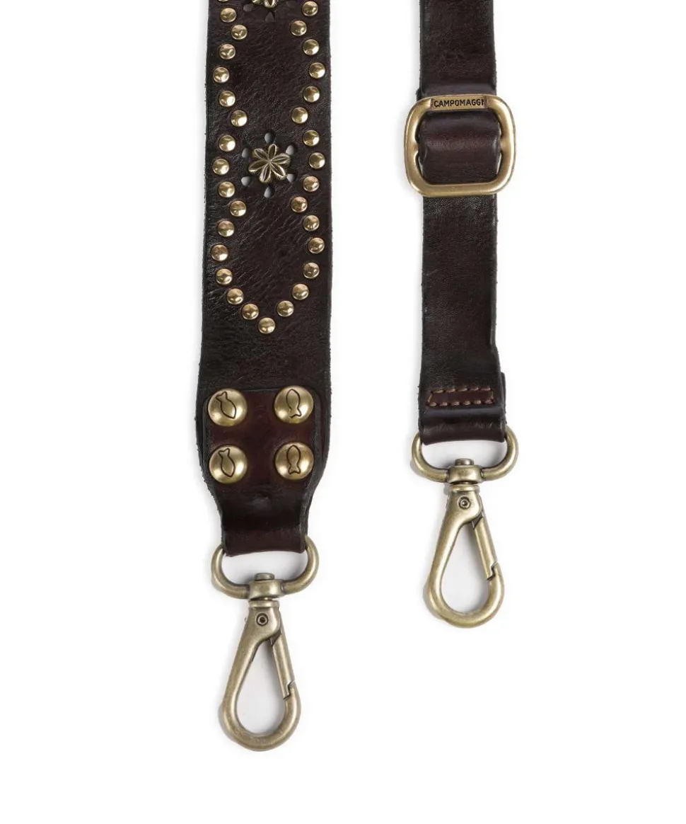 Schulterriemen fein genarbtes Rindsleder dunkelbraun