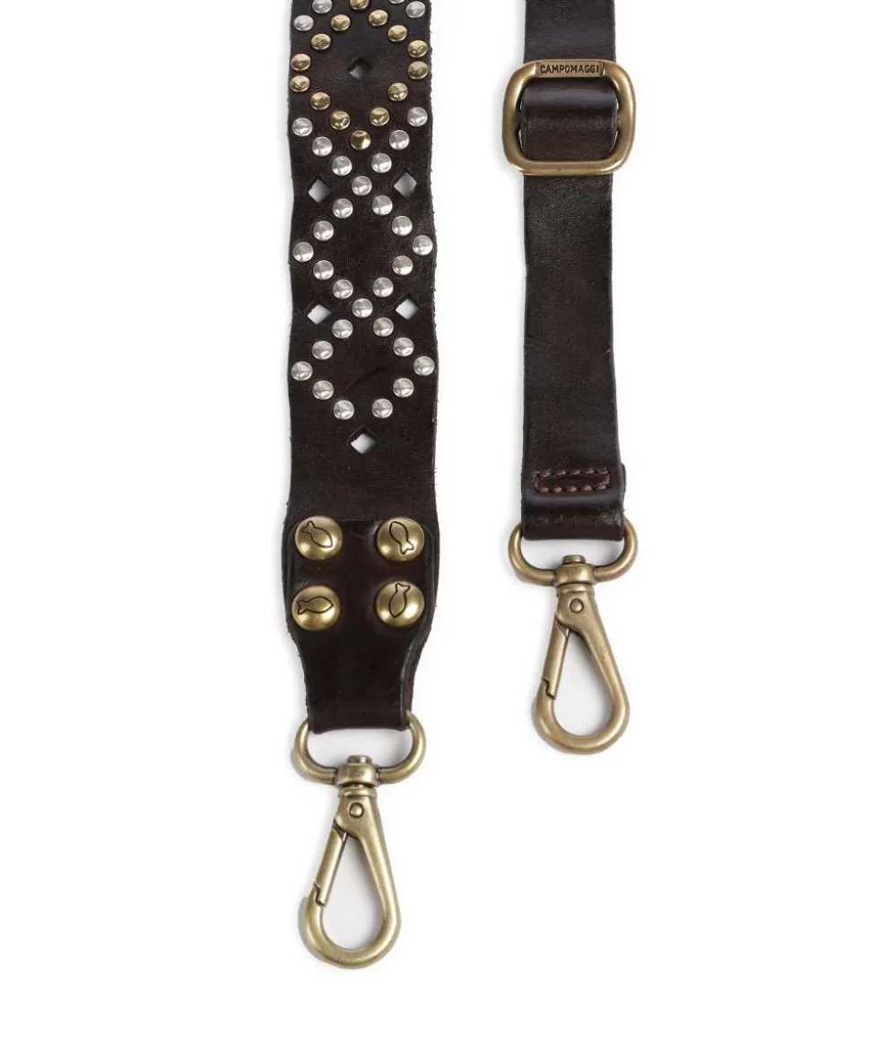 Schulterriemen fein genarbtes Rindsleder dunkelbraun