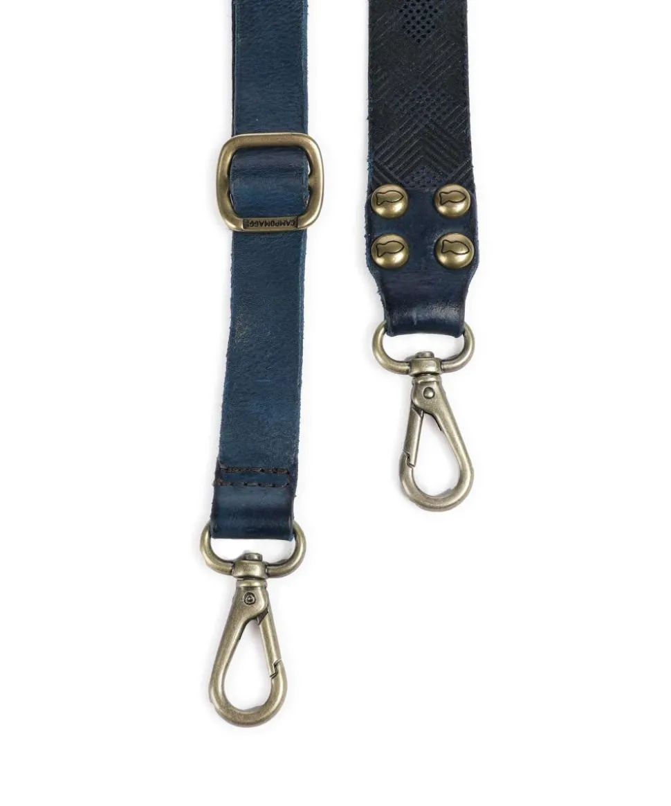 Schulterriemen Rindsleder dunkelblau