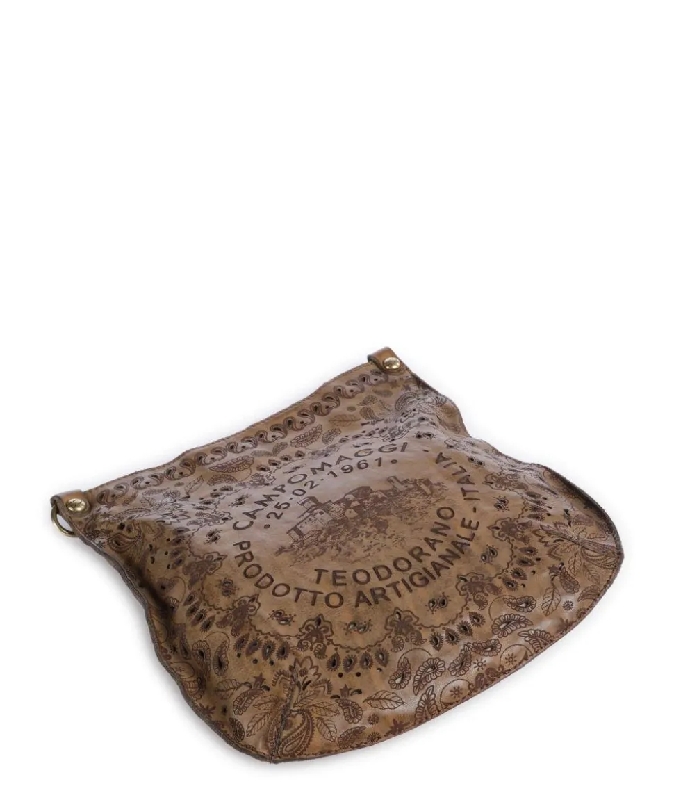 Schultertasche fein genarbtes Rindsleder olivgrün