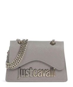 Schultertasche Lederimitat grau