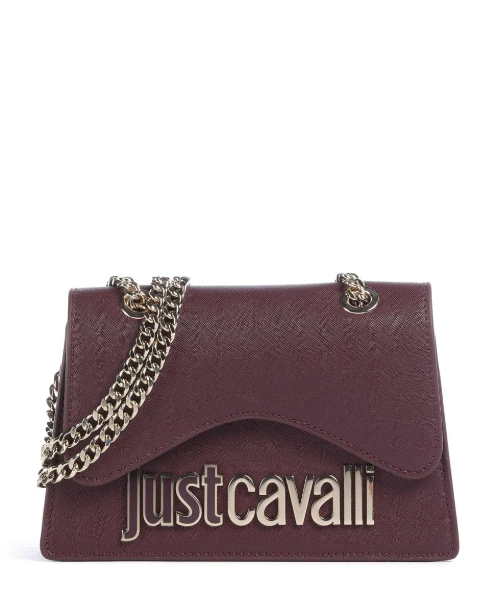 Schultertasche Lederimitat wein