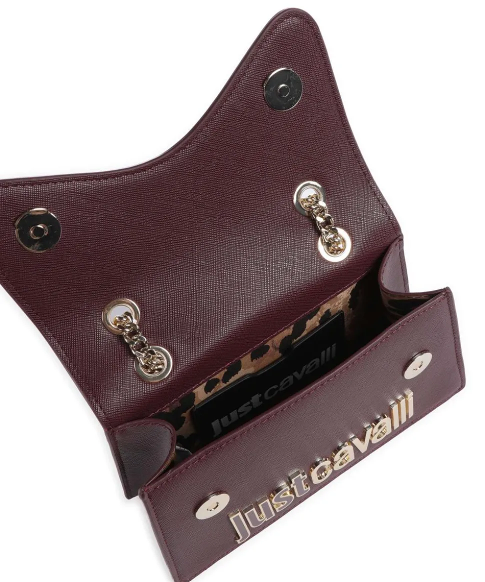 Schultertasche Lederimitat wein