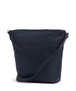Schultertasche recyceltes Polyester navy