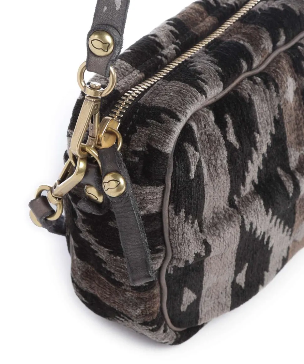 Schultertasche Textil mehrfarbig