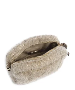 Schultertasche Textil taupe