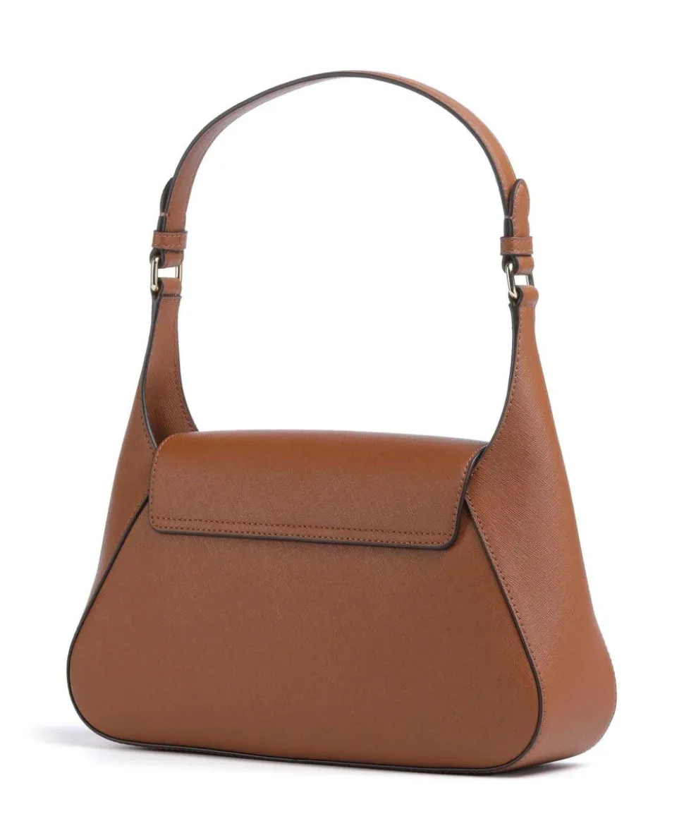 Schylar Medium Schultertasche Rindsleder braun