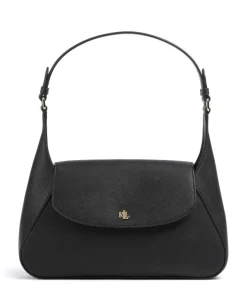 Schylar Medium Schultertasche Rindsleder schwarz